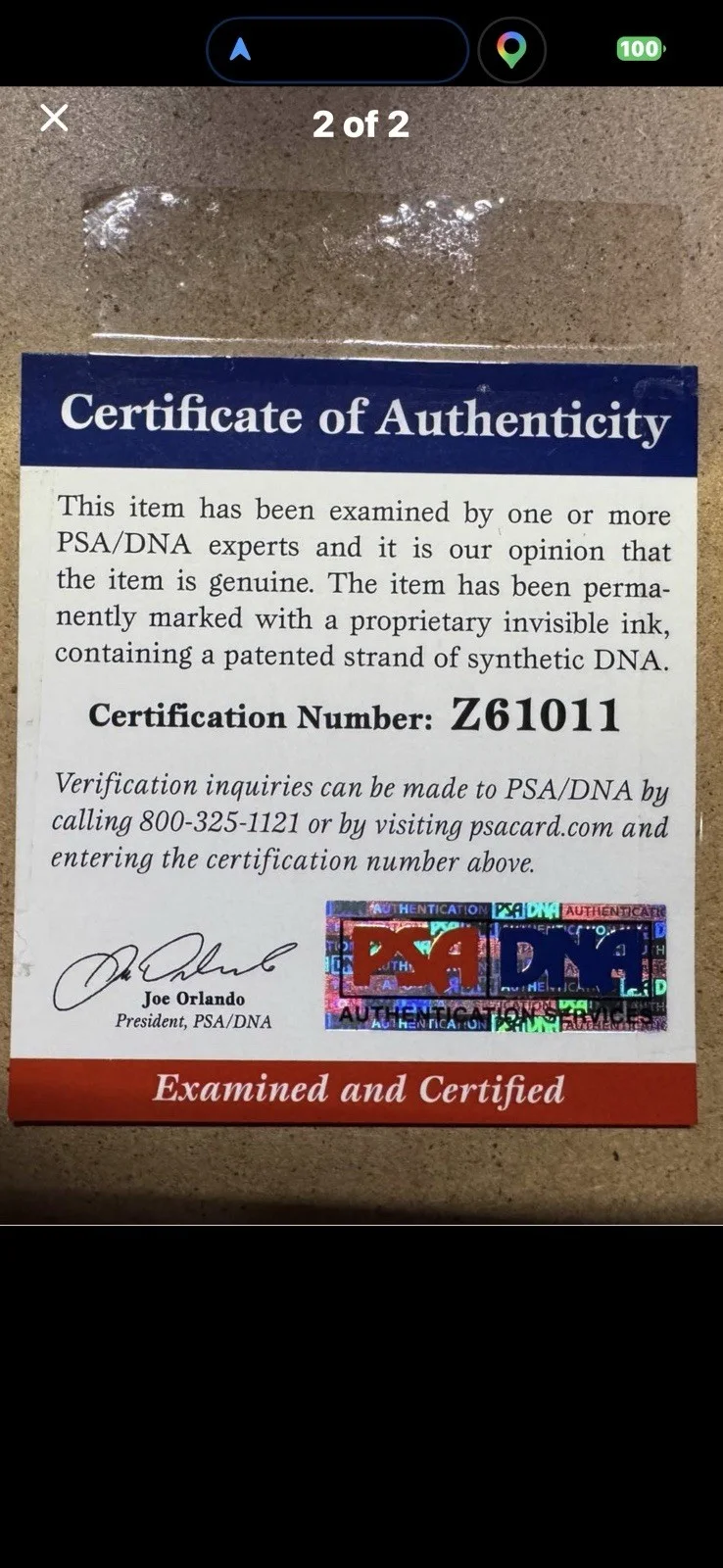 BACK TO THE FUTURE DUAL SIGNED DISPLAY – MICHAEL J. FOX PSA/DNA Authenticated, image 3