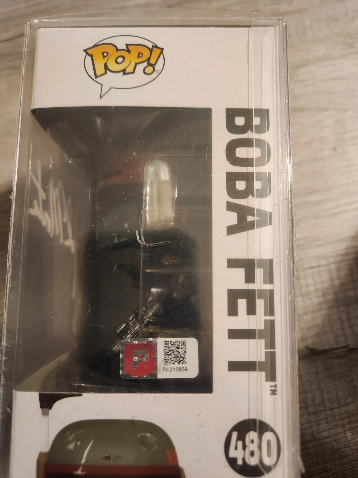 John Morton — JOHN MORTON SIGNED STAR WARS BOBA FETT FUNKO POP #480 PRISTINE AUTHENTICS CERT, изображение 4