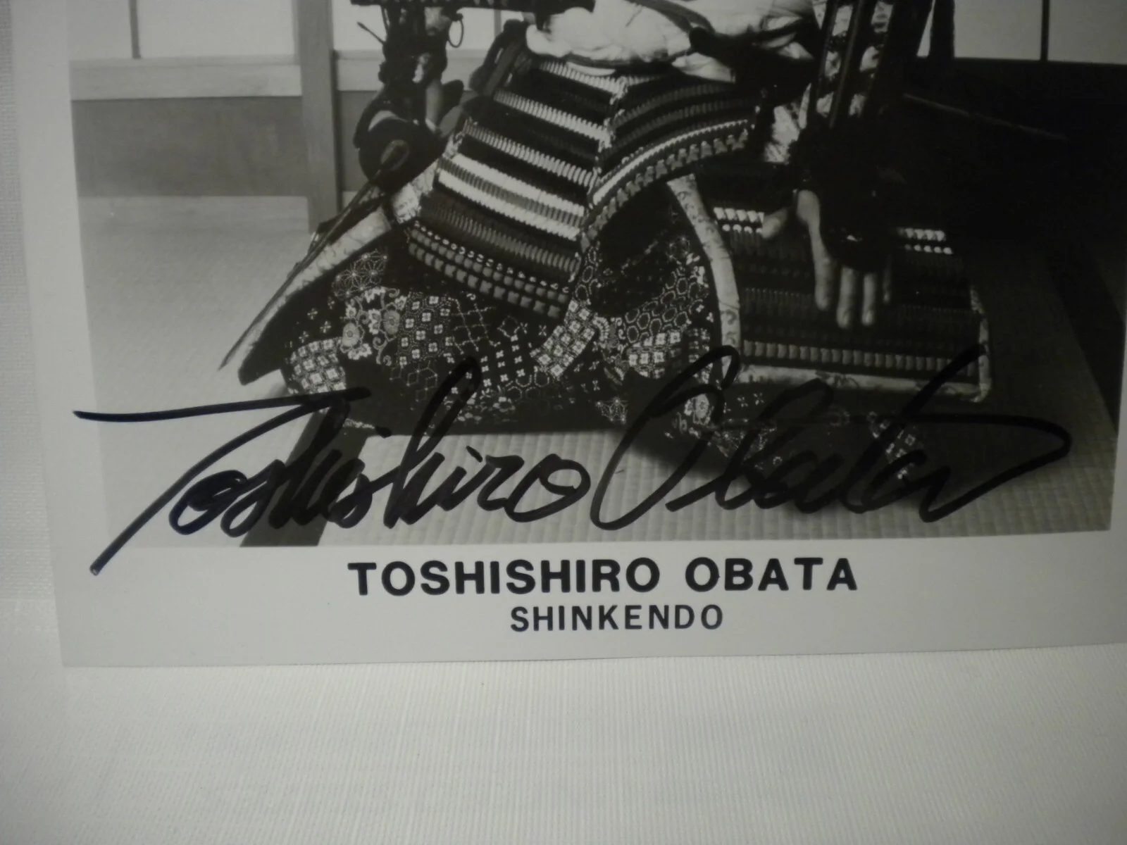 Toshishiro Obata — Vintage Toshishiro Obata Shinkendo Autographed Signed Photo TMNT Turtles, изображение 2