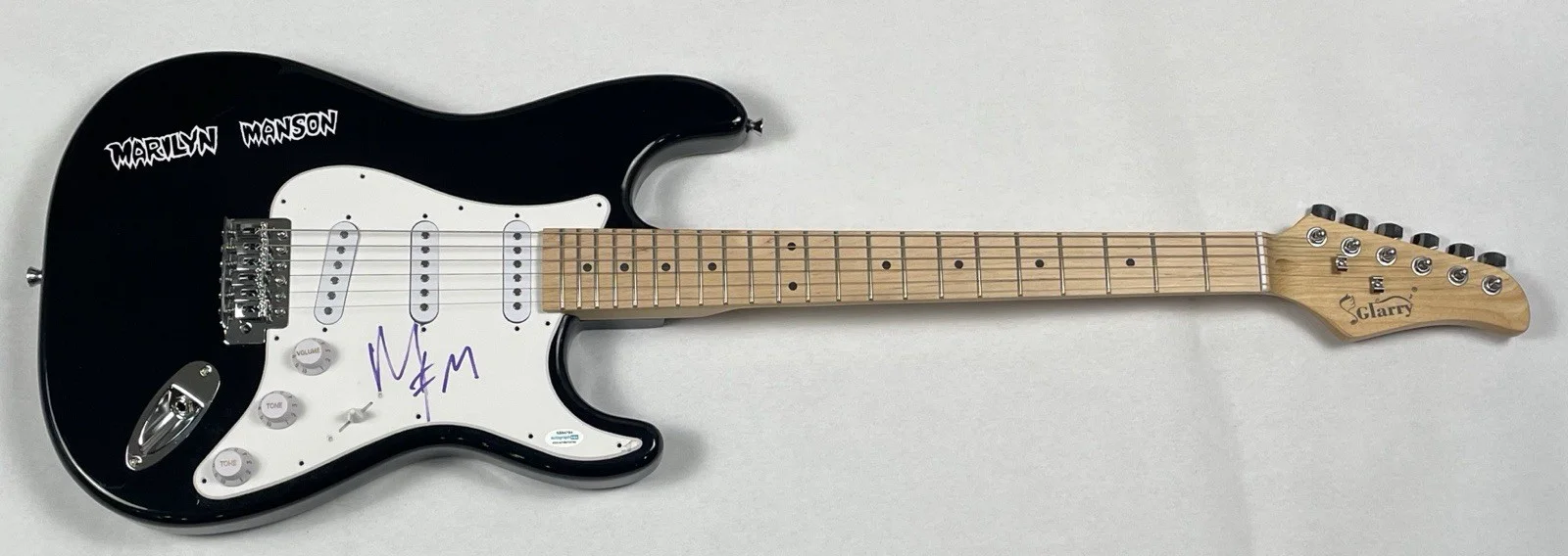 Marilyn Manson Signed Autograph Electric Guitar Antichrist Superstar ACOA COA, изображение 2