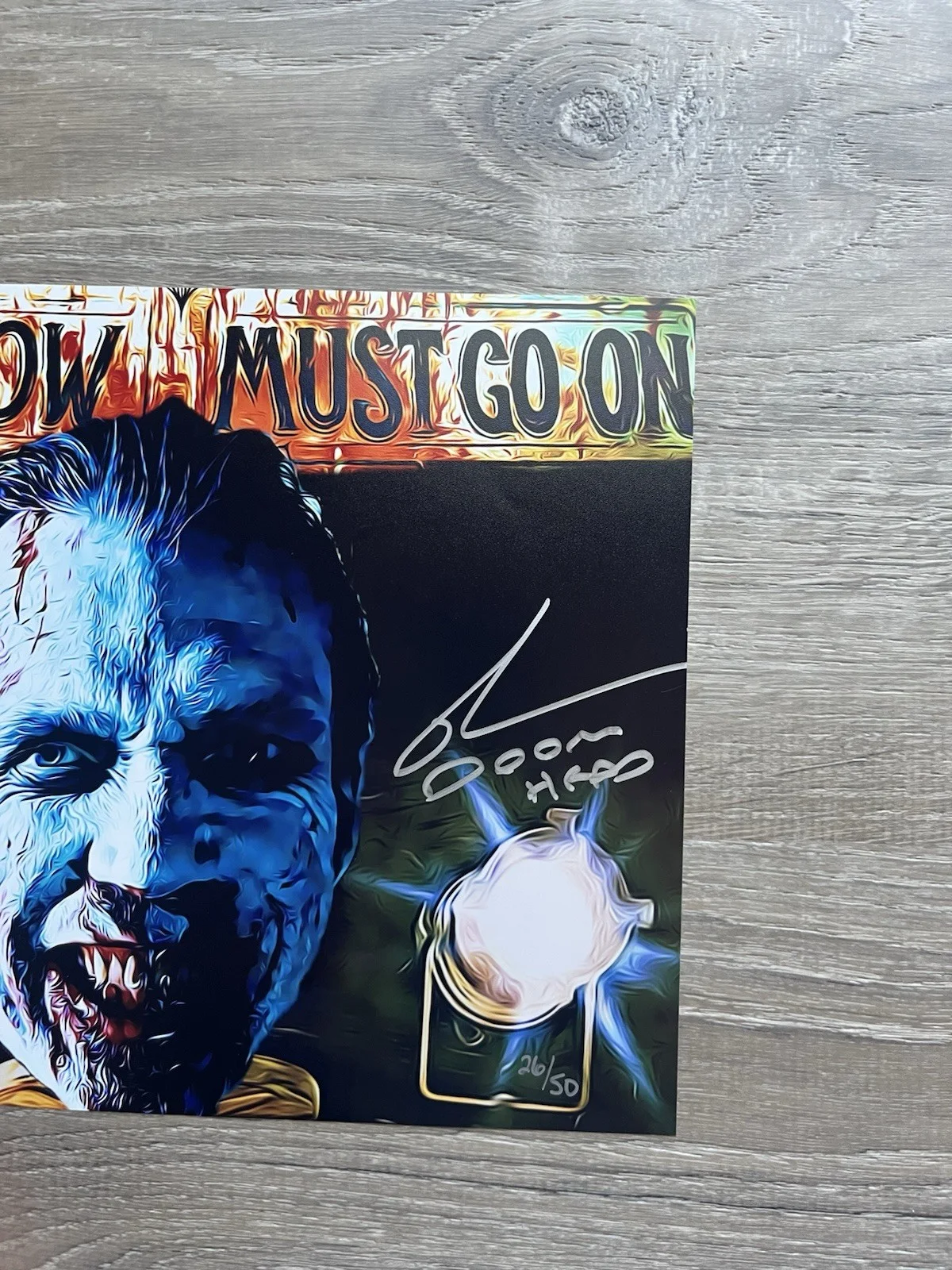 Richard Brake — Richard Brake Signed Doom-Head 8x10 Photo Beckett COA 31 Horror Auto, изображение 4