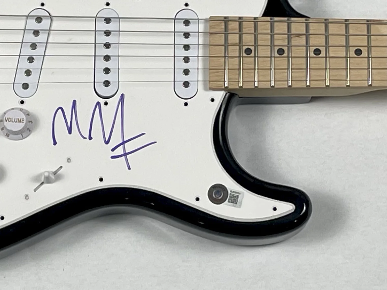 Marilyn Manson Signed Autograph Electric Guitar Antichrist Superstar Beckett COA, image 4