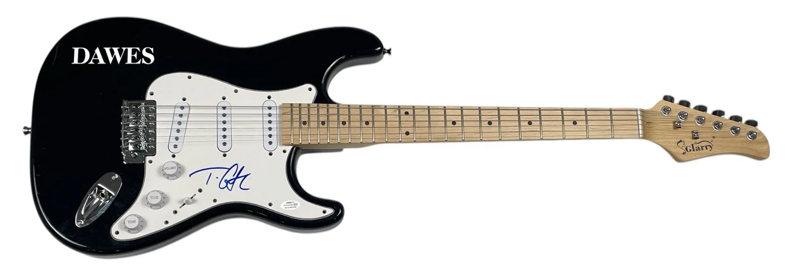 Dawes Taylor Goldsmith Signed Autograph Electric Guitar Band Singer ACOA COA, изображение 2