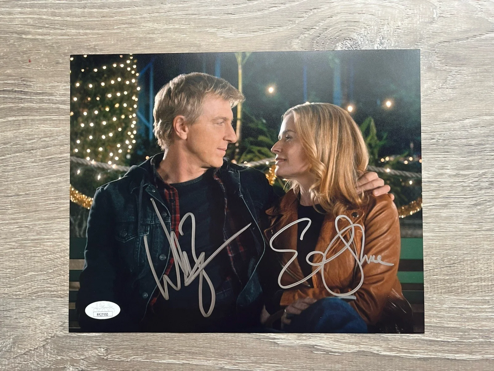 William Zabka & Elizabeth Shue Signed 8x10 Photo Cobra Kai The Karate Kid JSA CO, изображение 2