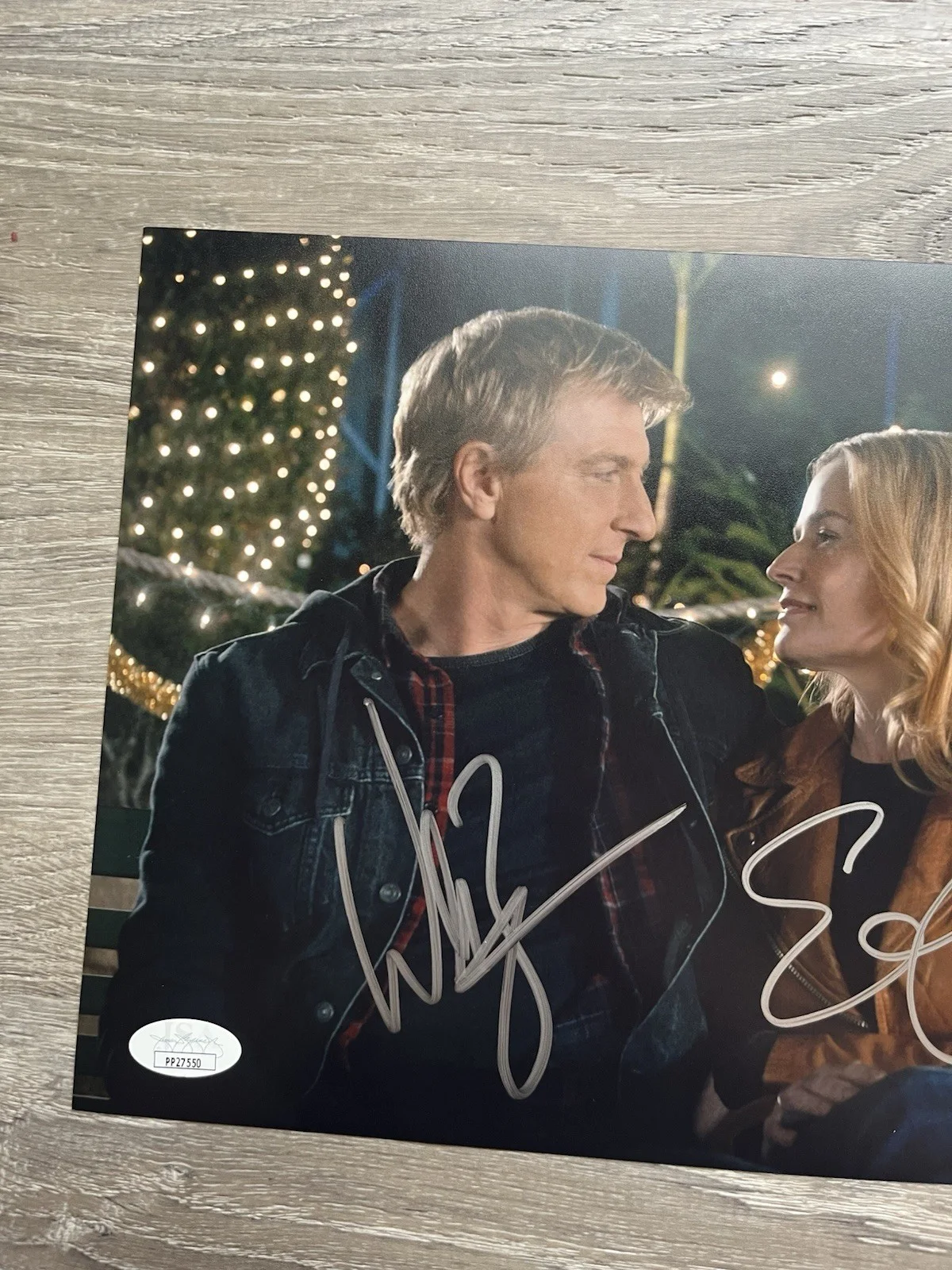 William Zabka & Elizabeth Shue Signed 8x10 Photo Cobra Kai The Karate Kid JSA CO, изображение 3
