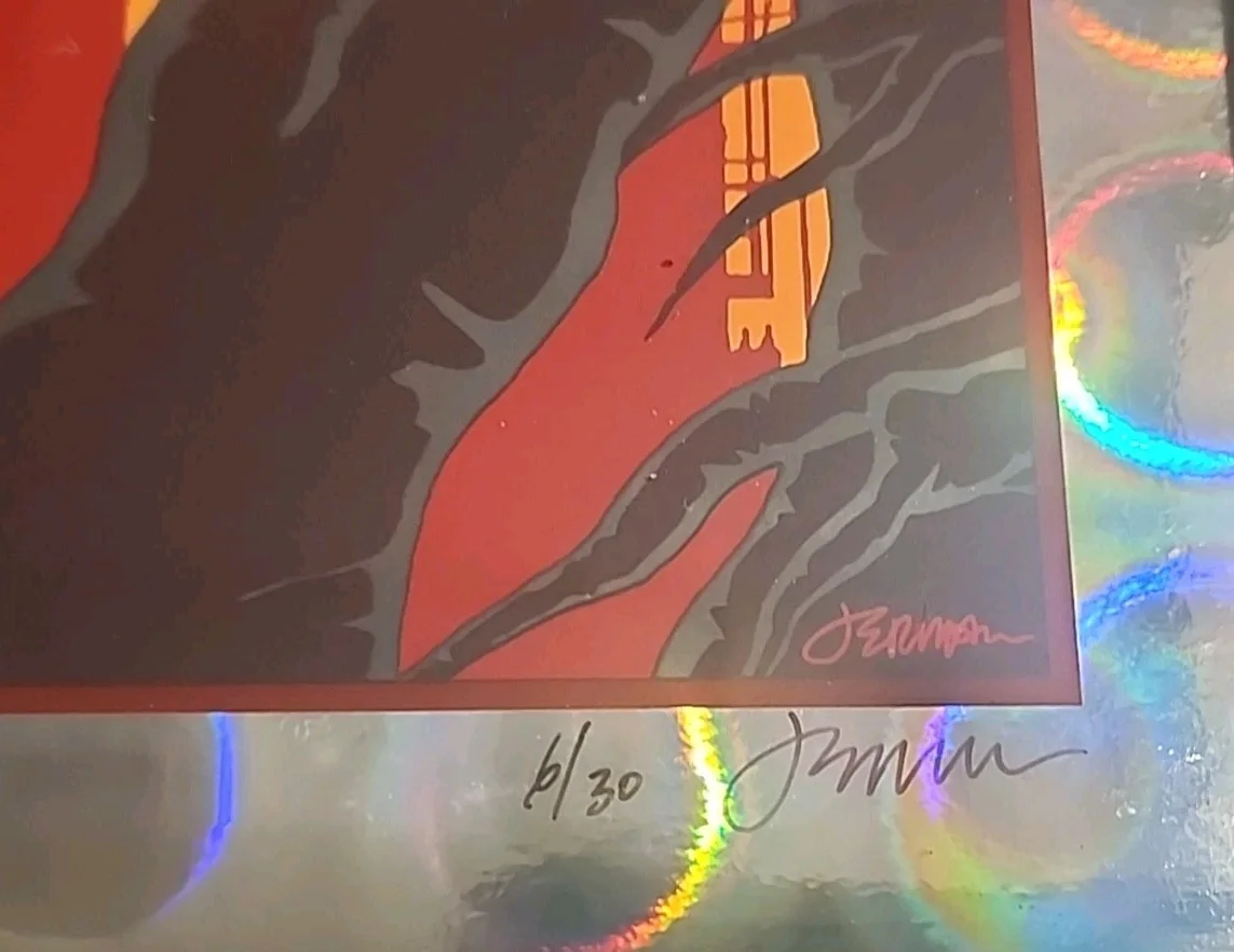 Trey Anastasio Band Jermaine Rogers Signed 6/30 House Of Blues Houston TX Poster, изображение 2