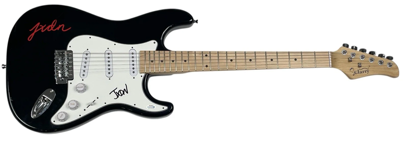 JXDN Signed Autograph Electric Guitar Jaden Hossler Tell Me About Tomorrow ACOA, изображение 2