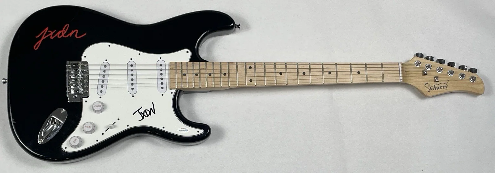 JXDN Signed Autograph Electric Guitar Jaden Hossler Tell Me About Tomorrow ACOA, изображение 3