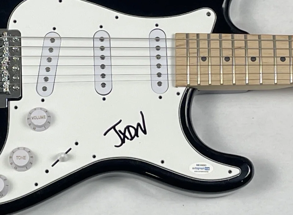 JXDN Signed Autograph Electric Guitar Jaden Hossler Tell Me About Tomorrow ACOA, изображение 4
