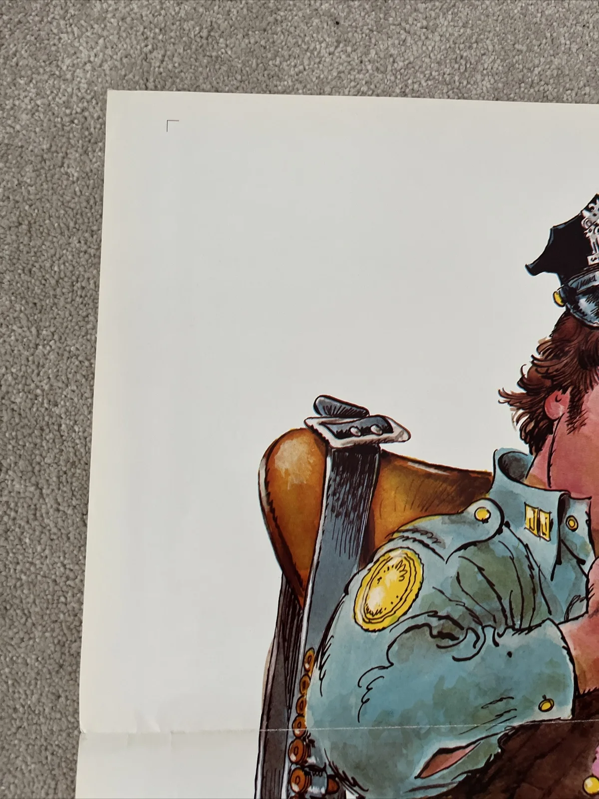 What Did I Tell The Boys At The Station (1972) Original US One Sheet Poster, изображение 2