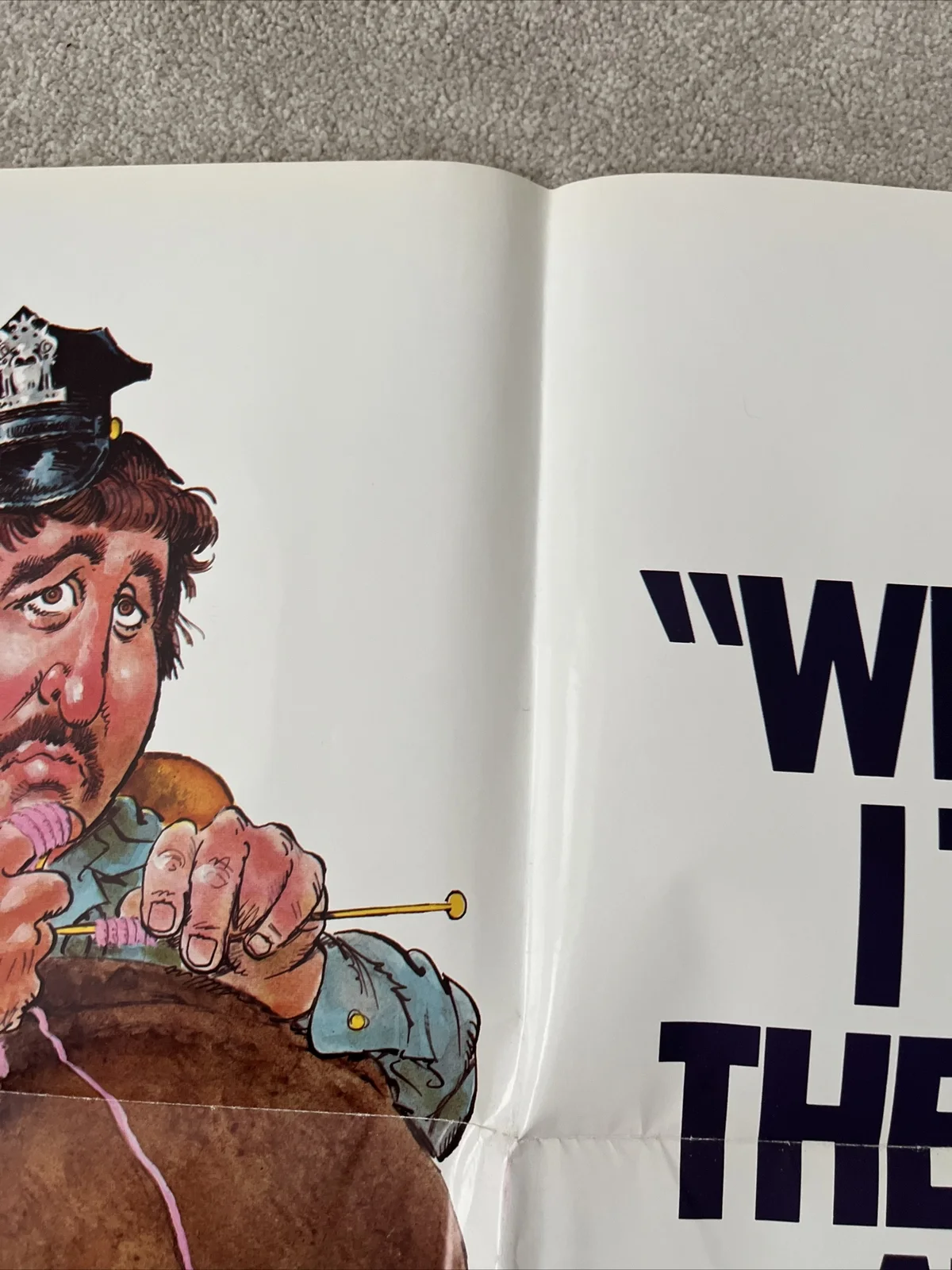 What Did I Tell The Boys At The Station (1972) Original US One Sheet Poster, изображение 3