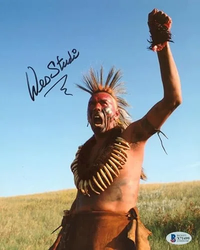 Wes Studi — Wes Studi Dances with Wolves Authentic Signed 8x10 Photo Autographed BAS #X71499, image 2