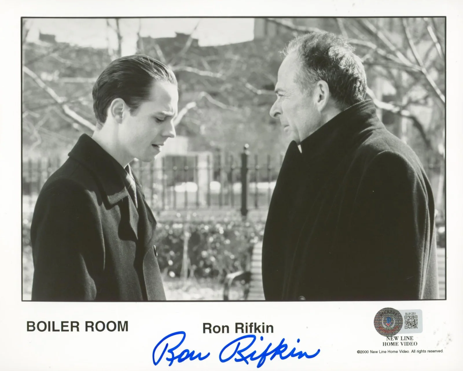 Ron Rifkin — Ron Rifkin Boiler Room Authentic Signed 8x10 Photo Autographed BAS #BL81251, изображение 3