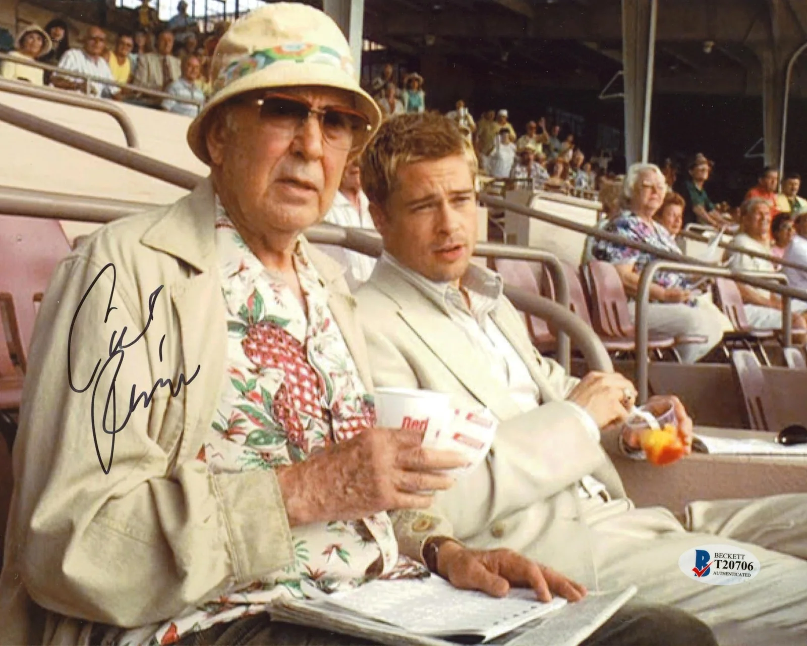 Carl Reiner — Carl Reiner Ocean's 11 Authentic Signed 8x10 Photo Autographed BAS #T20706, image 3
