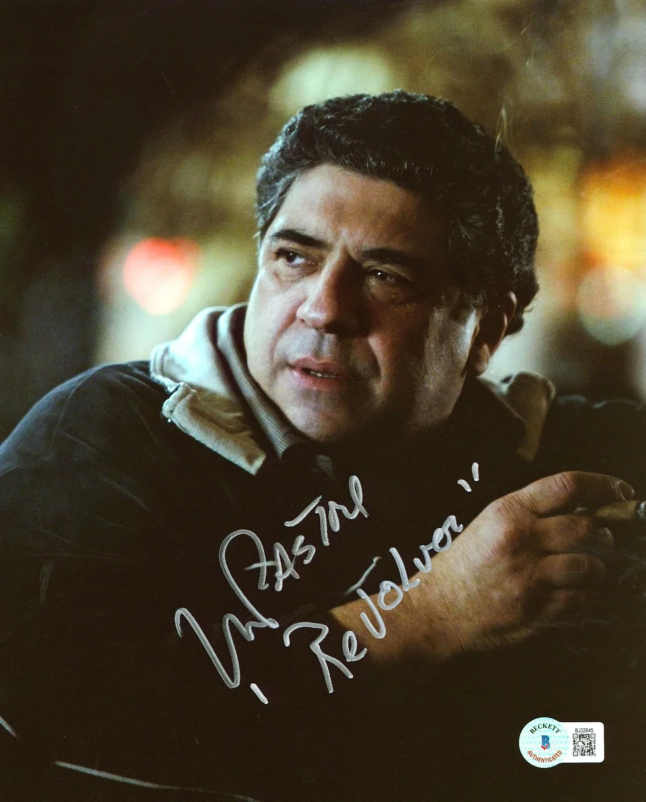 Vincent Pastore — Vincent Pastore Revolver "Revolver" Authentic Signed 8x10 Photo BAS #BJ32645, изображение 3