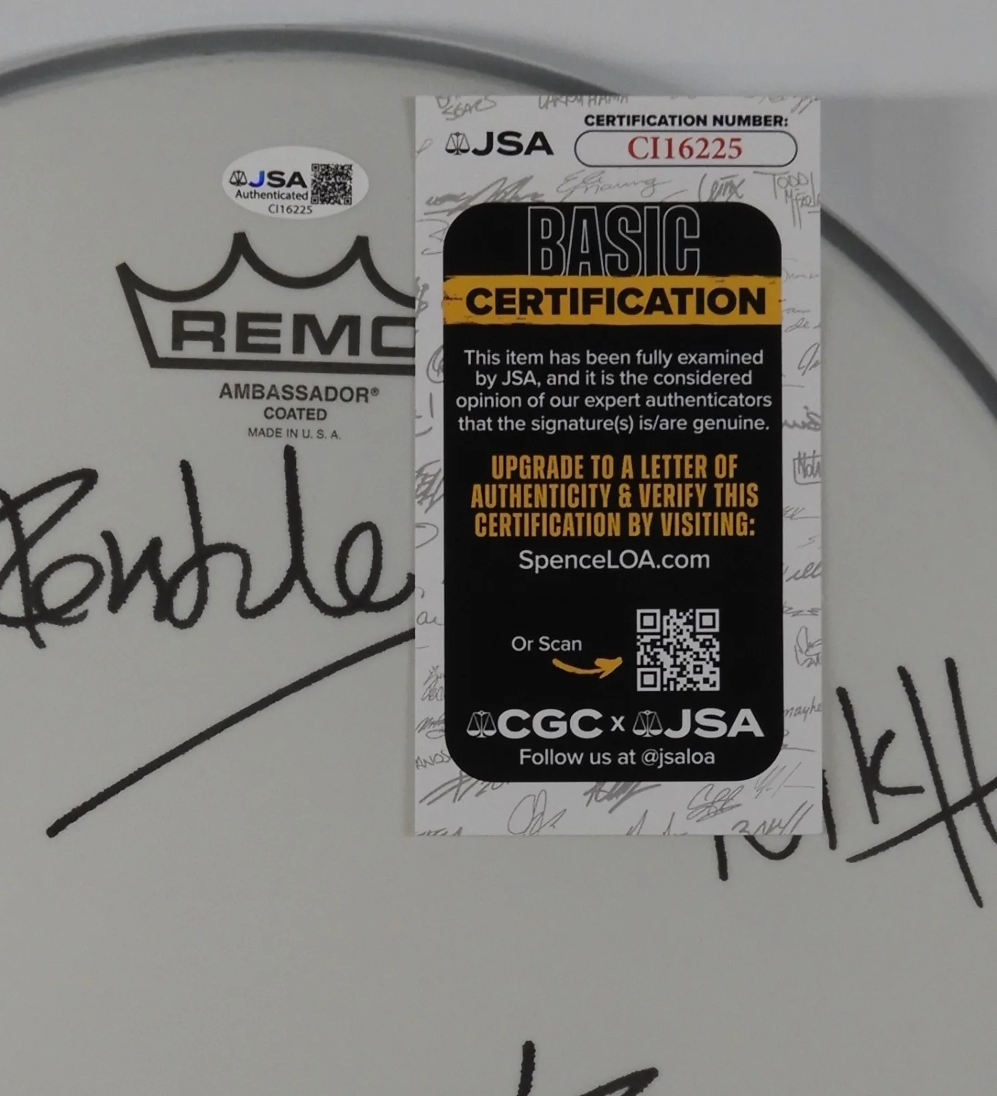 Bush JSA Fully Signed Autograph Album Record The Art Off Survival Vinyl, изображение 2