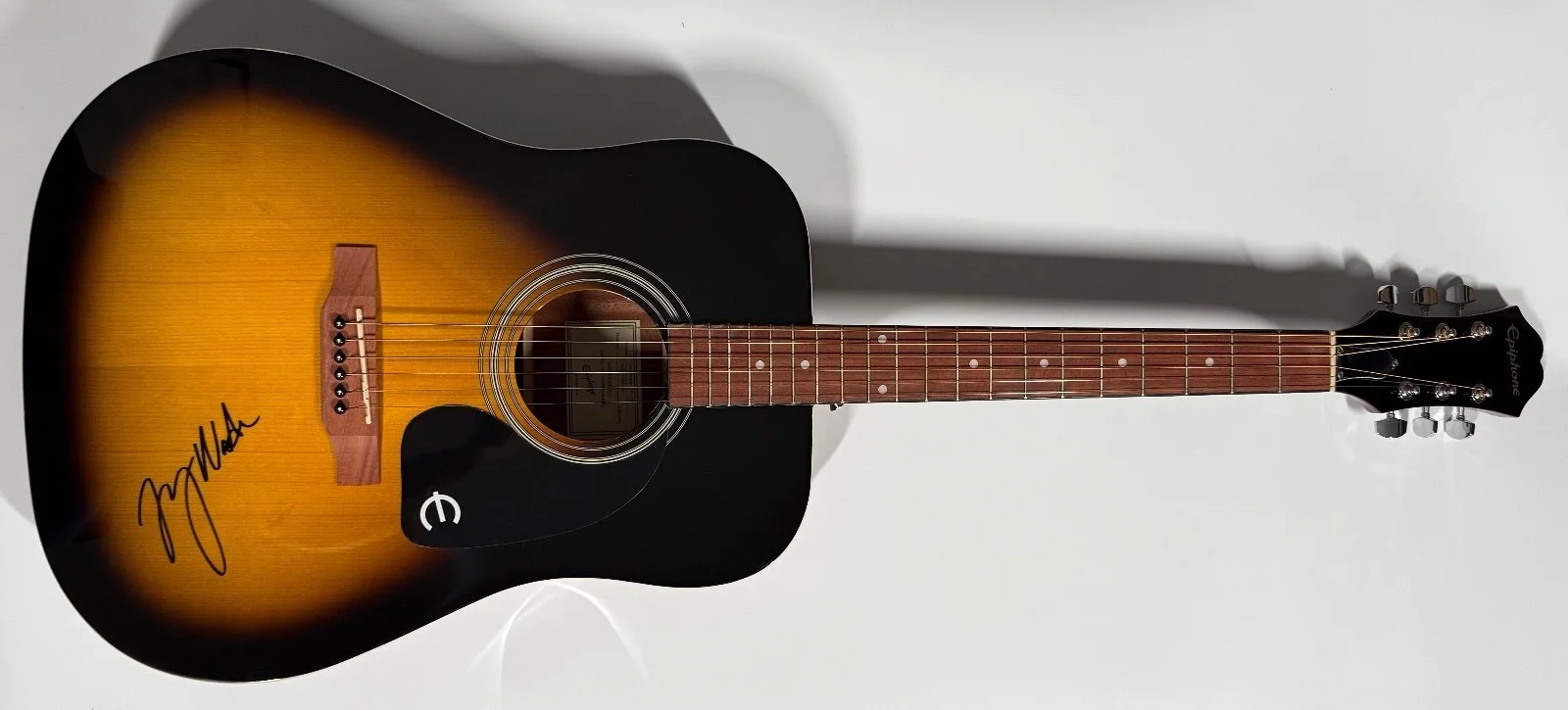 Morgan Wade ACOA Signed Autograph Acoustic Guitar Epiphone, image 2