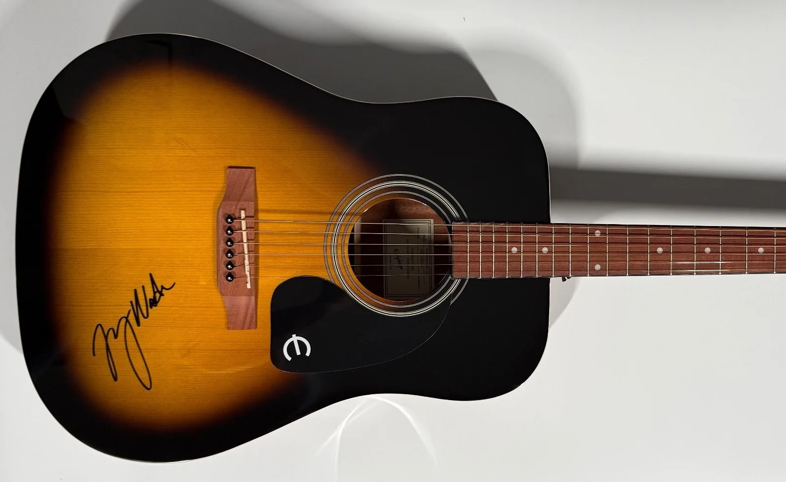 Morgan Wade ACOA Signed Autograph Acoustic Guitar Epiphone, image 3