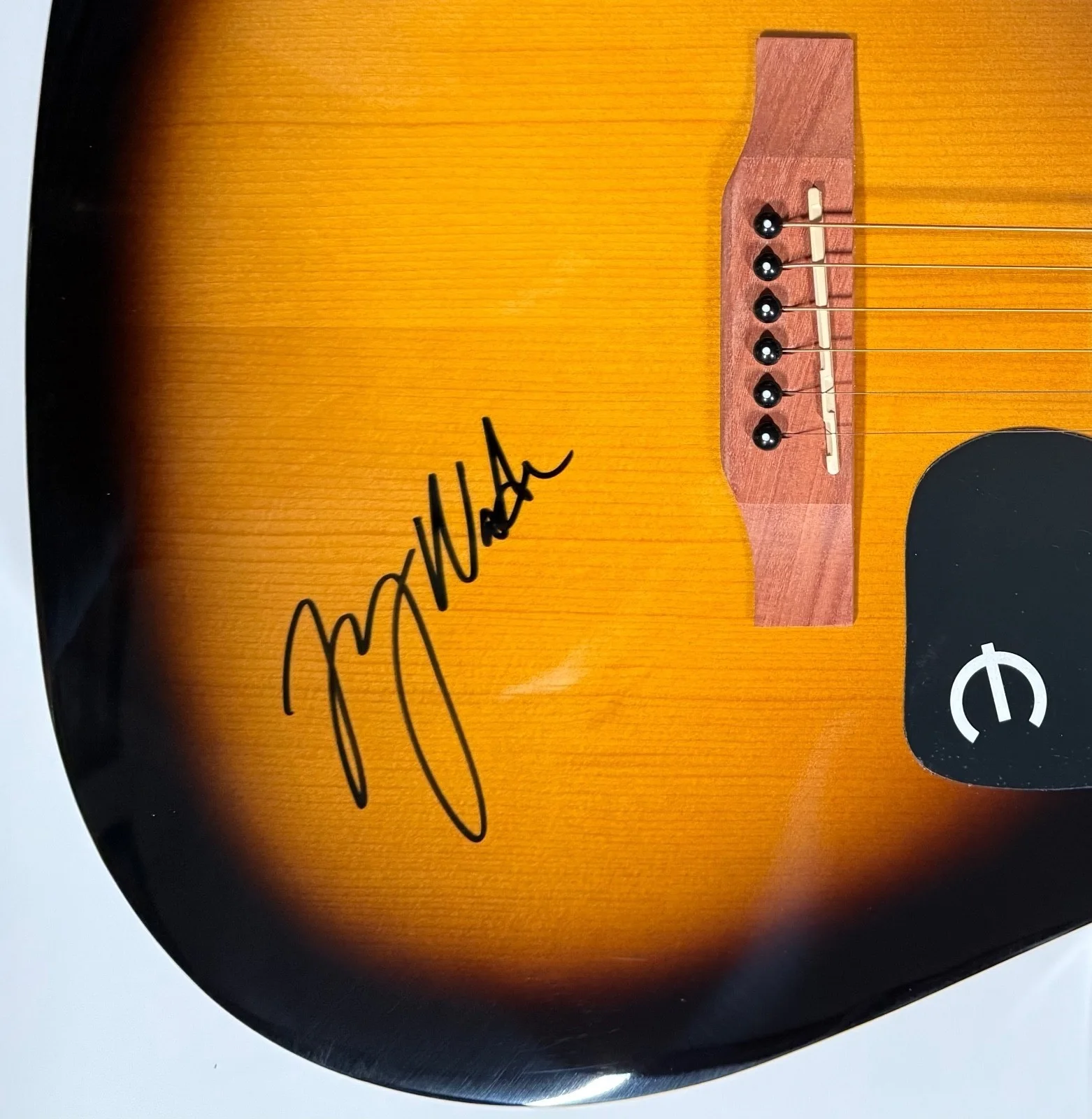 Morgan Wade ACOA Signed Autograph Acoustic Guitar Epiphone, image 5