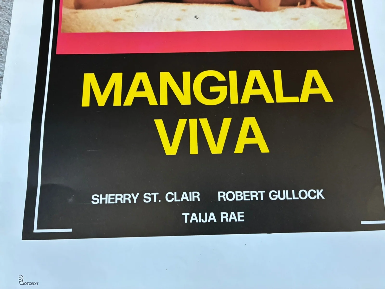 Original Vintage Italian Film Poster - eat her alive, изображение 4