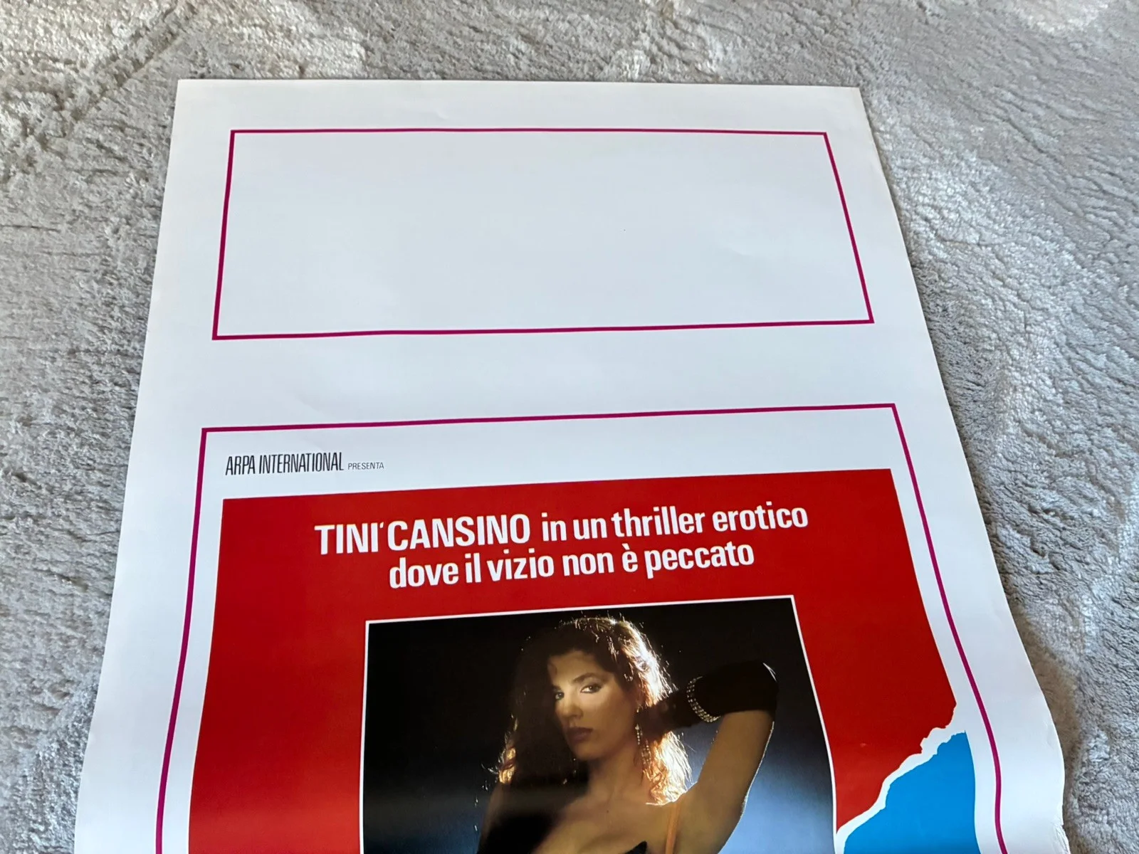 Original Vintage Italian Adult Film Poster - ARABELLA THE BLACK ANGEL, изображение 3