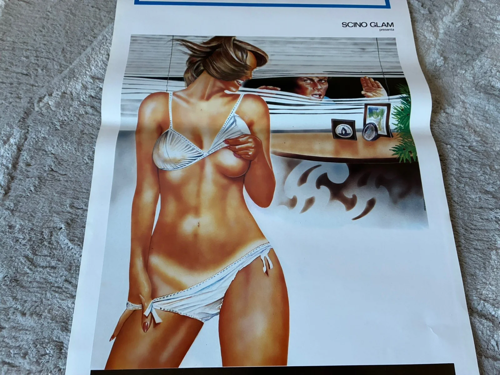 Original Vintage Italian Adult Film Poster - MALIZIA OGGI, изображение 2