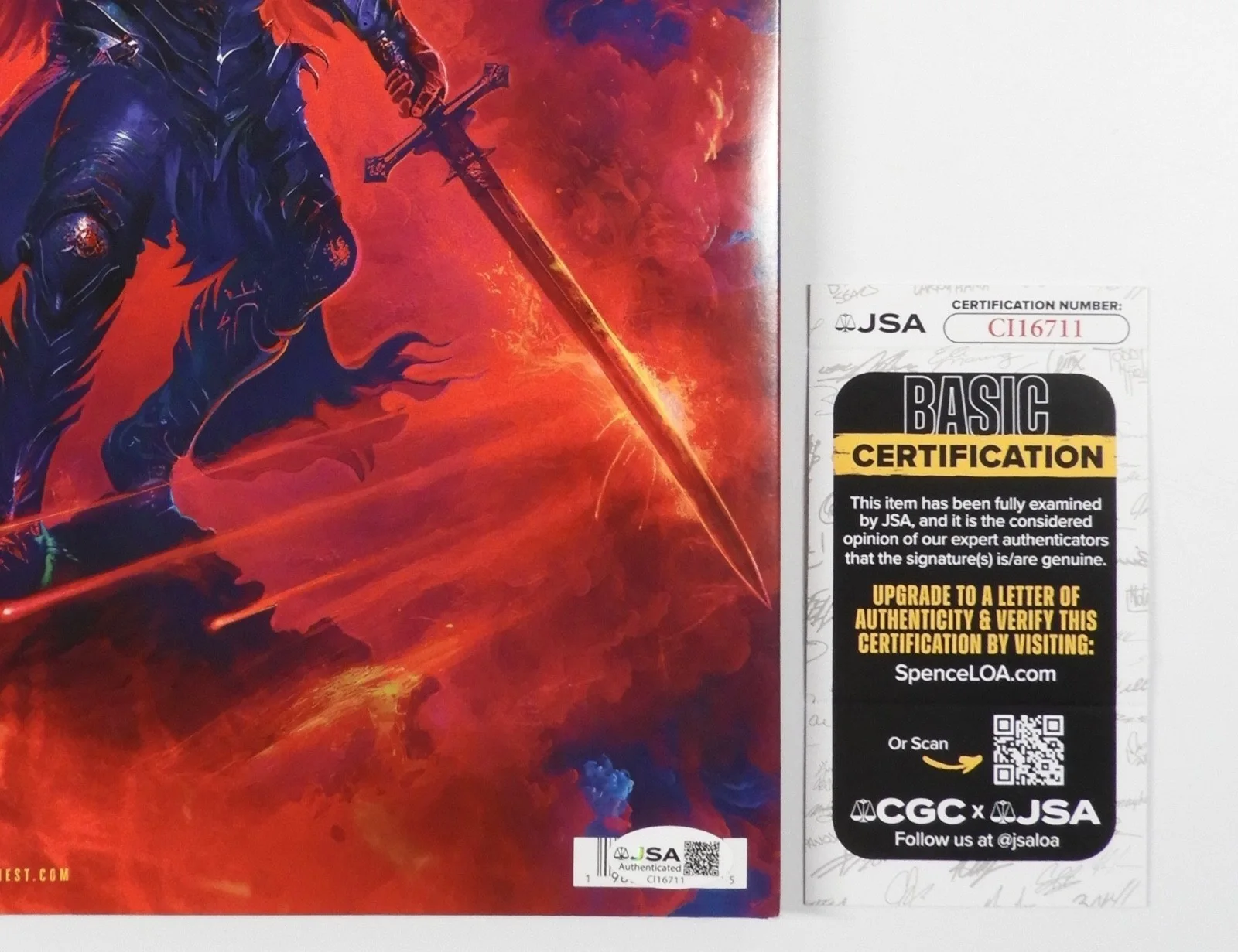 Judas Priest JSA Signed Autograph Record Album Vinyl Invincible Shield, image 2