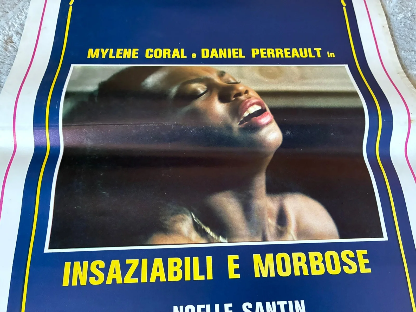 Original Vintage Italian Adult Film Poster - insatiable & morbid, изображение 2