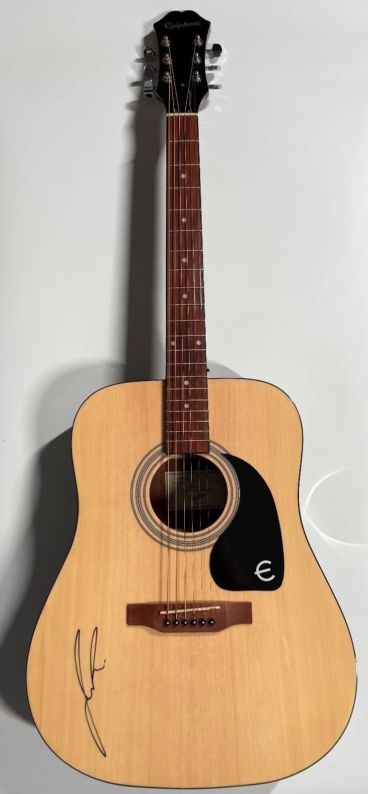 Jon Pardi ACOA Signed Autograph Acoustic Guitar Epiphone, image 2