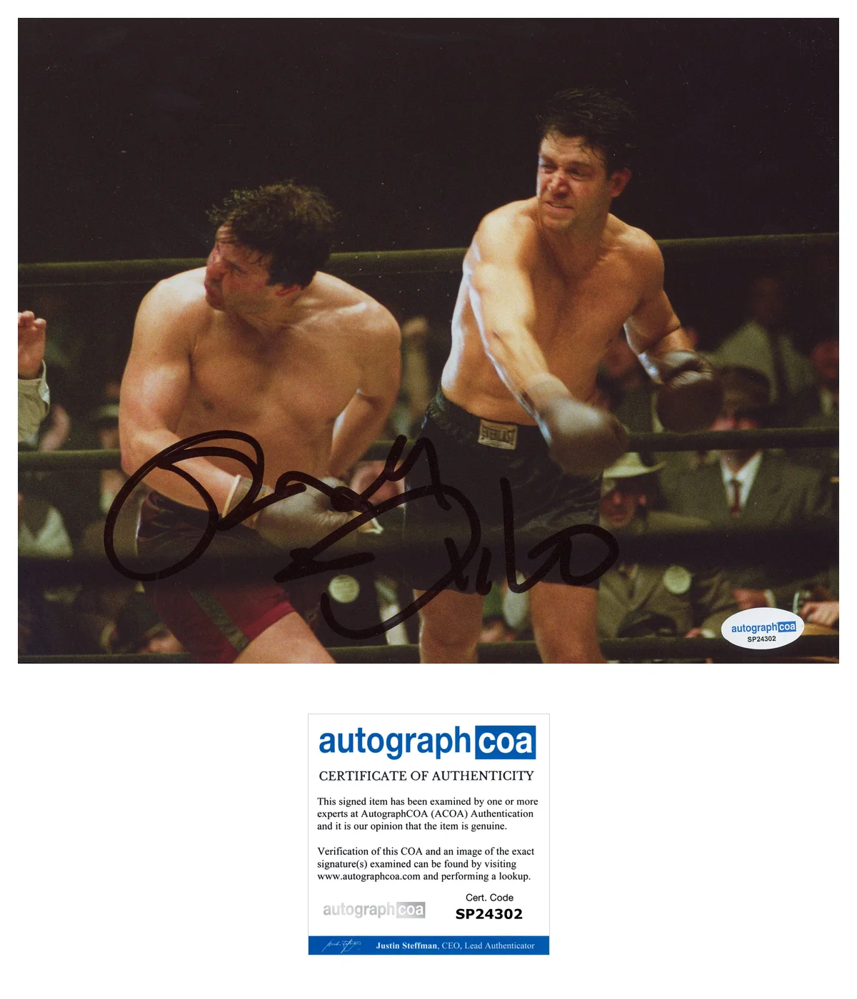 Craig Bierko — Craig Bierko Signed Autographed CINDERELLA MAN 8x10 Photo PROOF ACOA D Boxing