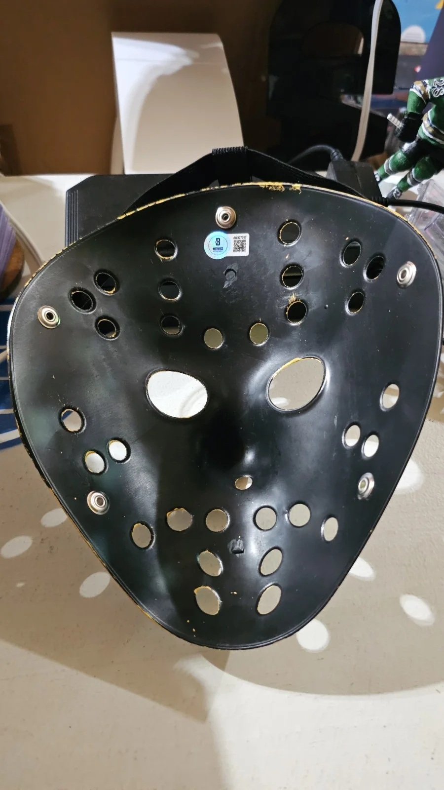 Ari Lehman — Friday the 13th Ari Lehman Jason Vorhees Signed Mask Beckett Certified w/ inscr, image 4