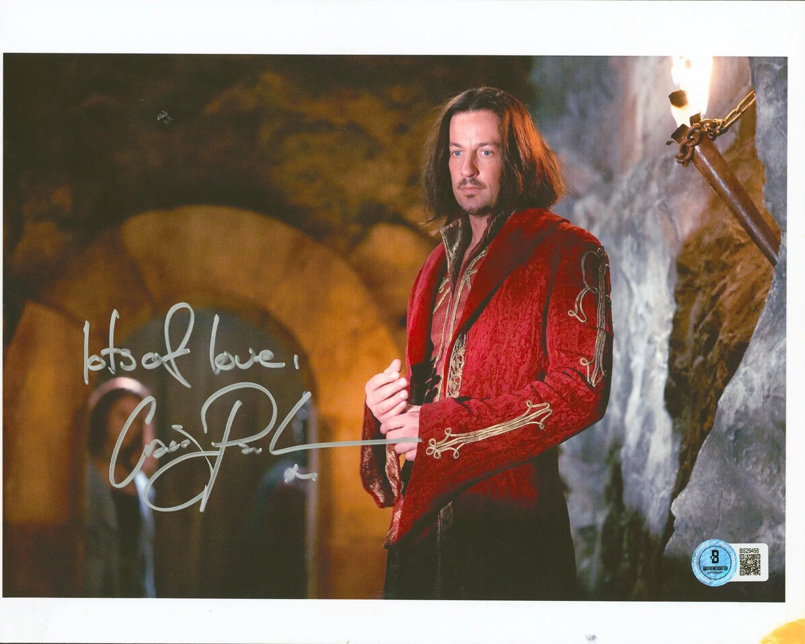Craig Parker — Craig Parker Legend of the Seeker "Lots Of Love" Signed 8.5x11 Photo BAS#BS29458