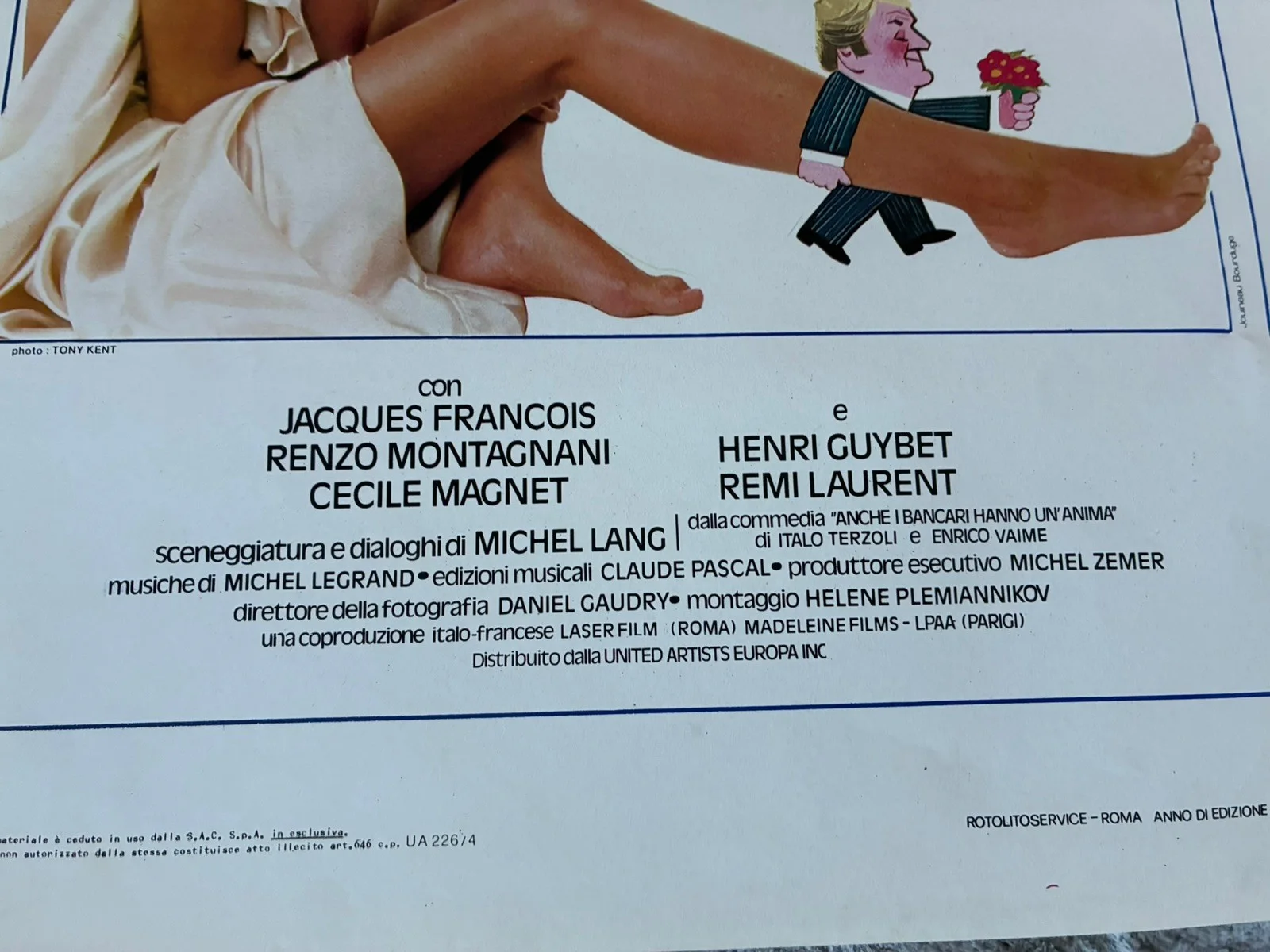 Original Vintage Italian Adult Film Poster - the gift, изображение 5
