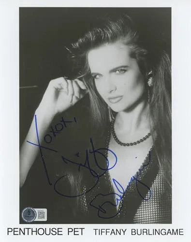 Tiffany Burlingame — Tiffany Burlingame Penthouse Pet "XOXO" Authentic Signed 8x10 Photo BAS #BM03520, изображение 2