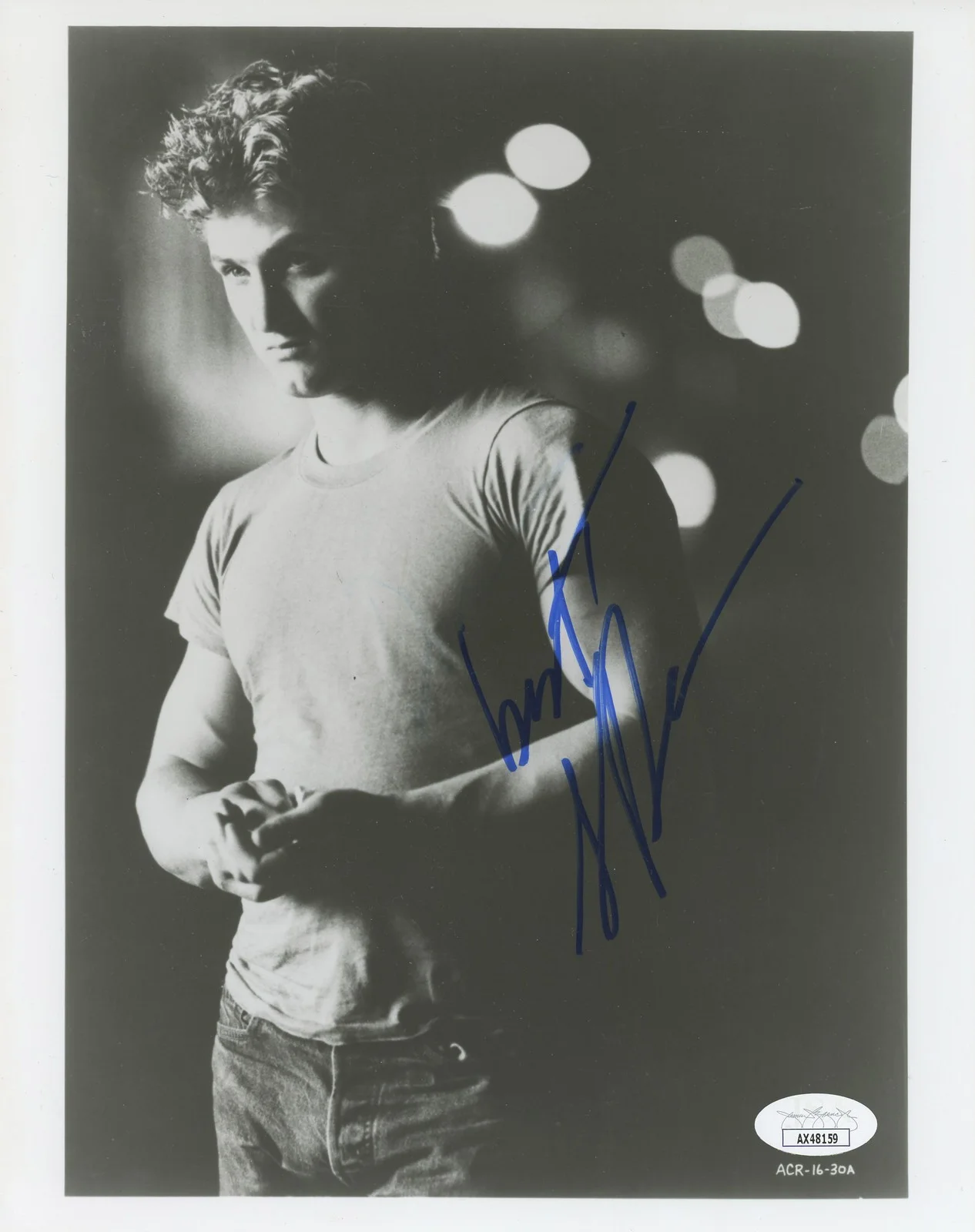 Sean Penn — Sean Penn Mystic River Authentic Signed 8x10 Photo Autographed JSA #AX48159
