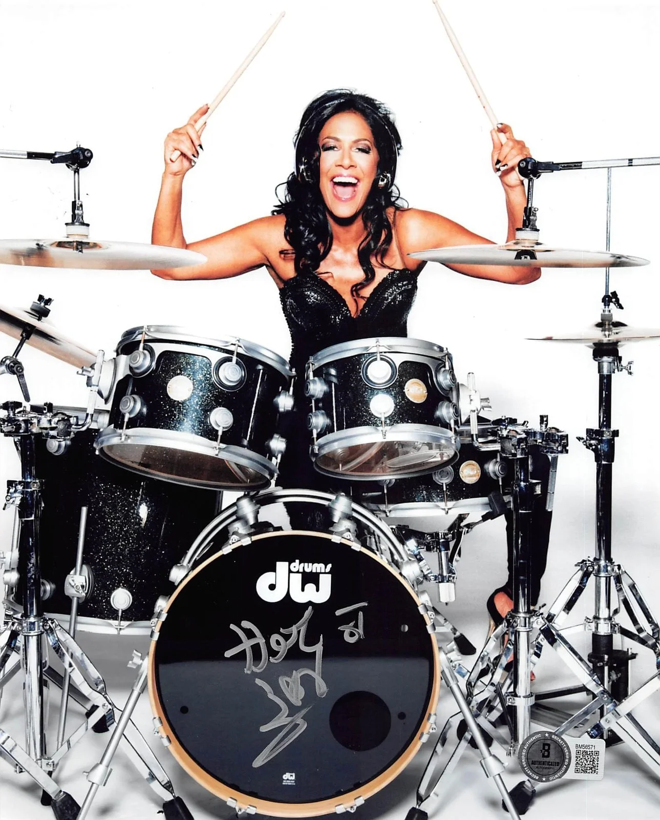 Sheila E — Sheila E. The George Duke Band Authentic Signed 8x10 Photo BAS #BM56571, изображение 3