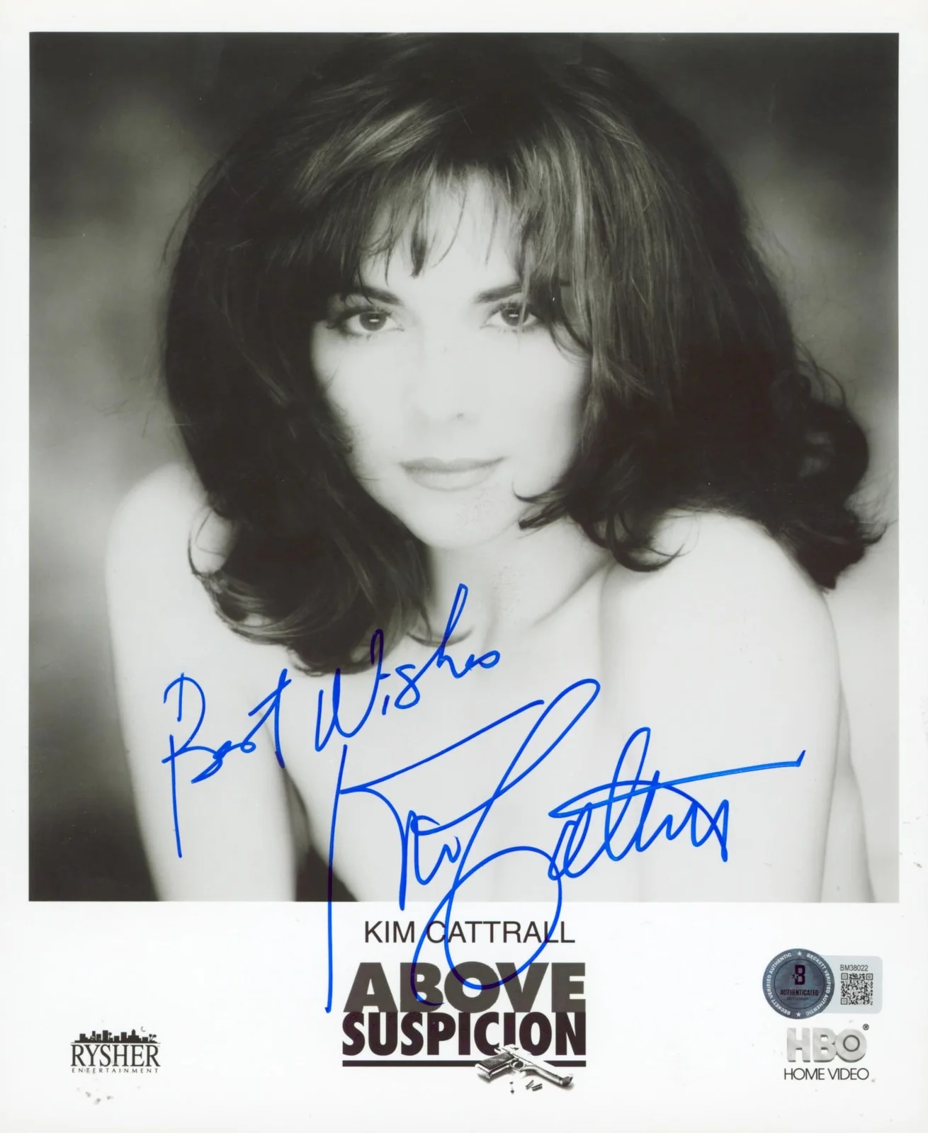 Kim Cattrall — Kim Cattrall Above Suspicion "Best Wishes" Signed 8x10 Photo BAS #BM38022, изображение 3