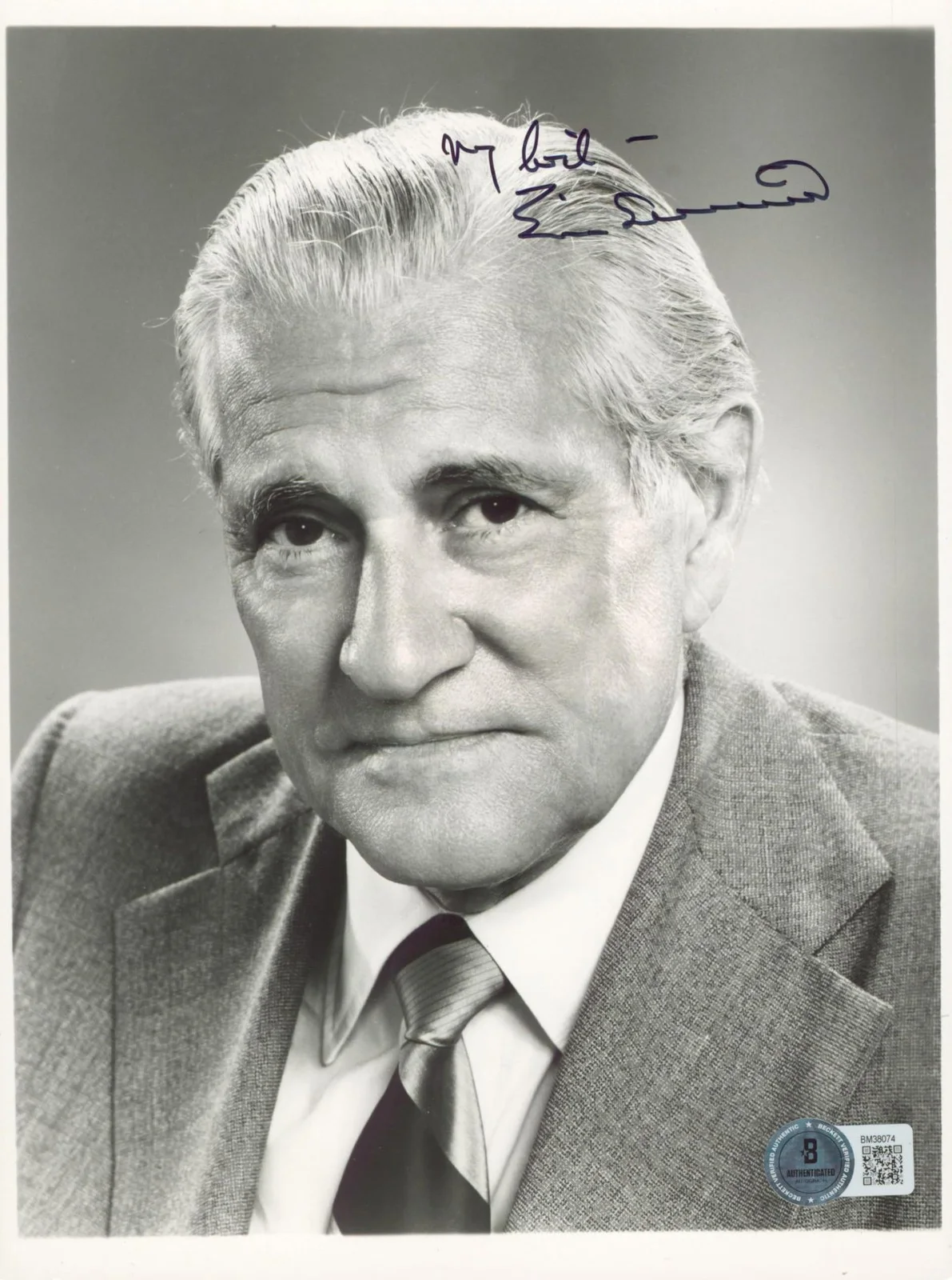 Eric Sevareid — Eric Sevareid Author Authentic Signed 6.5x9 Photo Autographed BAS #BM38074, image 3