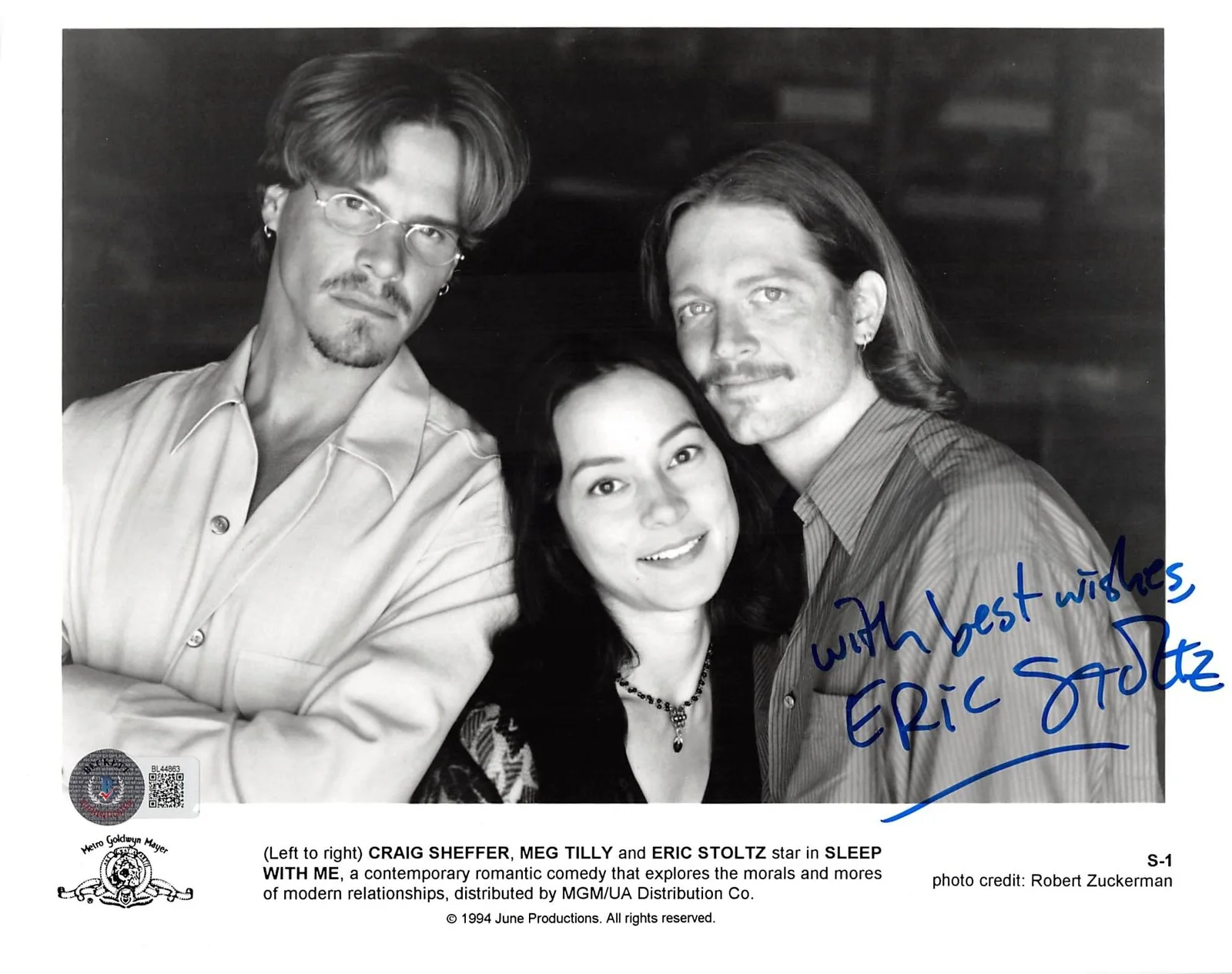 Eric Stoltz — Eric Stoltz Sleep With Me "With Best Wishes" Signed 8x10 Photo BAS #BL44863, изображение 3