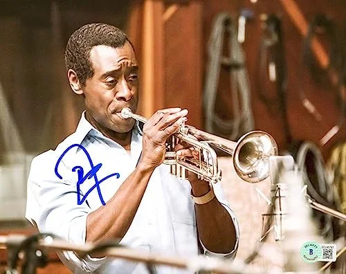Don Cheadle — Don Cheadle Miles Ahead Authentic Signed 8x10 Photo Autographed BAS #BG90741, image 2