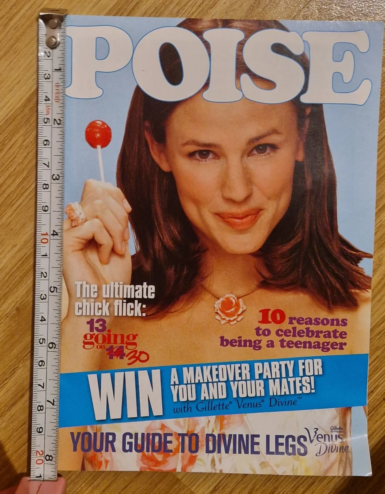 Super Rare 13 Going On 30 Poise Mini Magazine Promo Advert Collectable 2004, image 4
