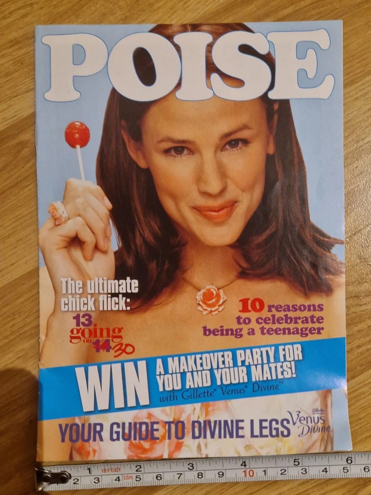 Super Rare 13 Going On 30 Poise Mini Magazine Promo Advert Collectable 2004, image 5