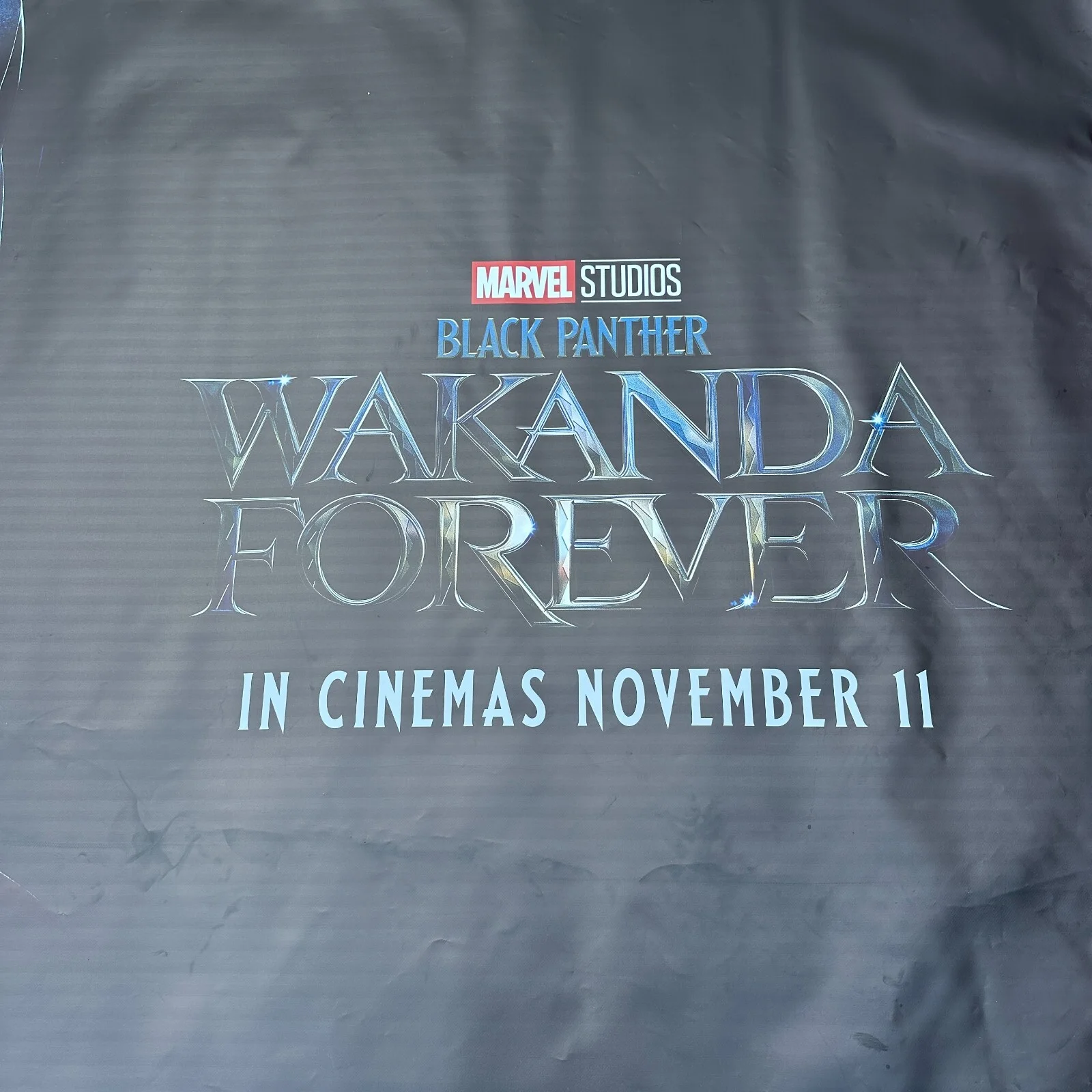 Black Panther Wakanda Forever HUGE Movie Cinema Banner Poster 9ft x 6ft PROP, изображение 2