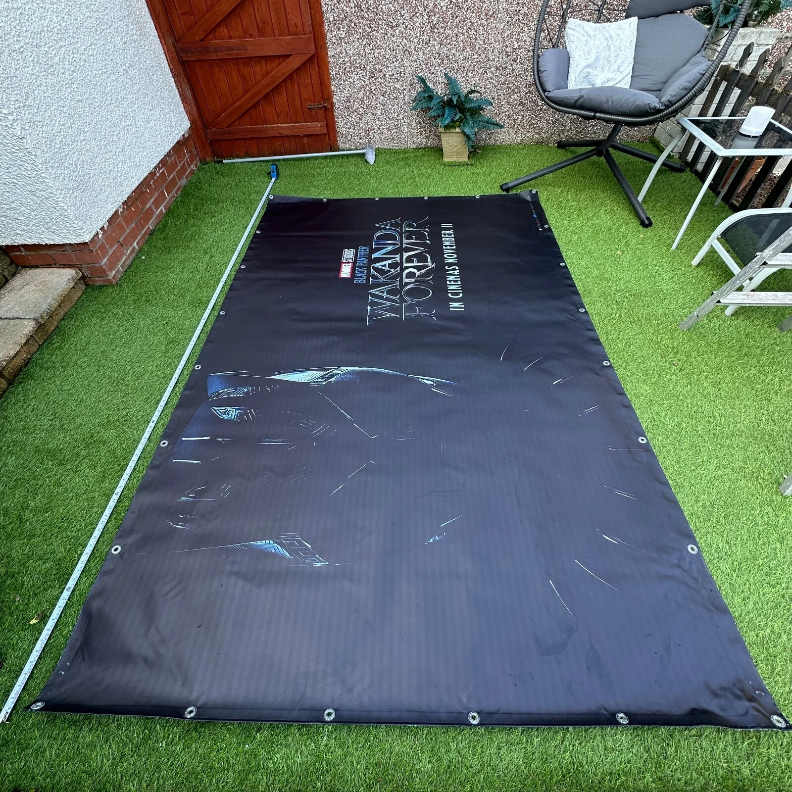 Black Panther Wakanda Forever HUGE Movie Cinema Banner Poster 9ft x 6ft PROP, изображение 4