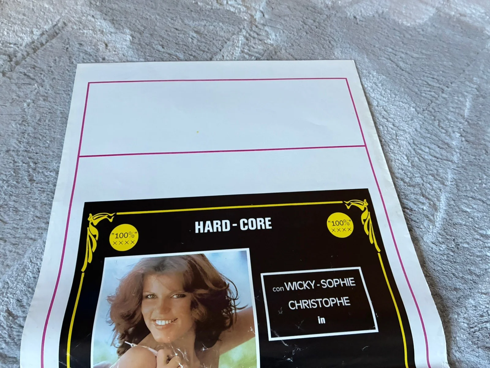 Original Vintage Italian Adult Film Poster - PERVERSE.. IN CALORE, изображение 5