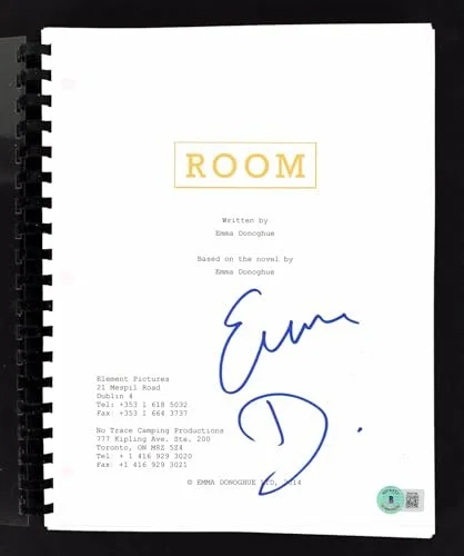 Emma Donoghue — Emma Donoghue Room Authentic Signed Movie Script Autographed BAS #BK02198, image 2