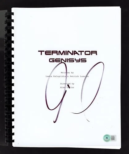 Jai Courtney — Jai Courtney Terminator Genisys Authentic Signed Movie Script BAS #BK02242, image 2