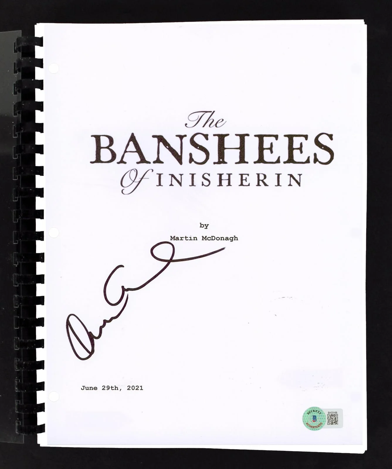 Kerry Condon — Kerry Condon The Banshees of Inisherin Signed Movie Script BAS #BH33168, image 3