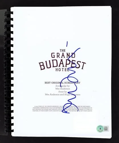 Tilda Swinton — Tilda Swinton The Grand Budapest Hotel Signed Movie Script BAS #BK02234, image 2