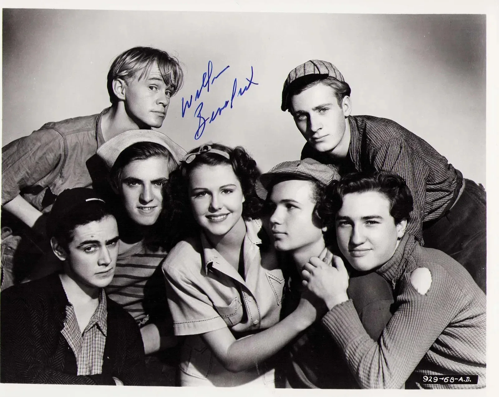 William Benedict — William Benedict Signed Photo The Bowery Boys / East Side Kids Autograph W/COA